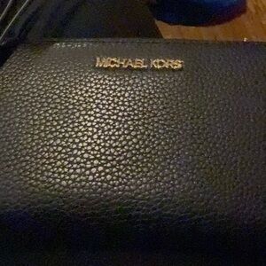 Michael Kors Black Textured Men's Wallet
